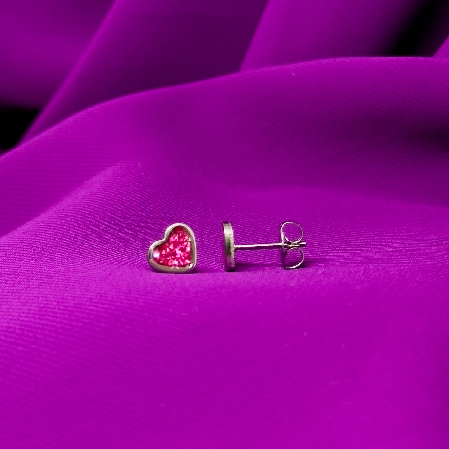 Earring - 24k Rose Gold Star